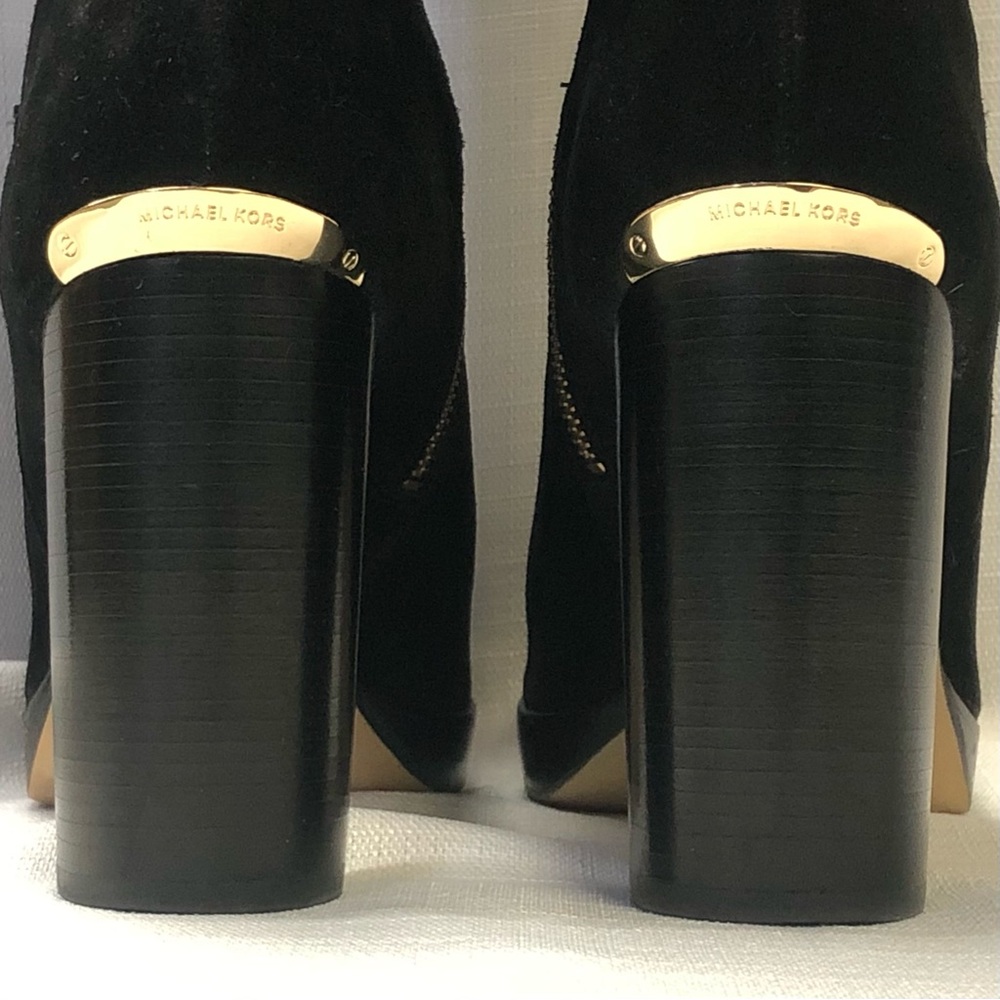 Sexy MICHAEL Michael KORS Regina Suede Platform Knee High Boots MMK 11 - Picture 10 of 16
